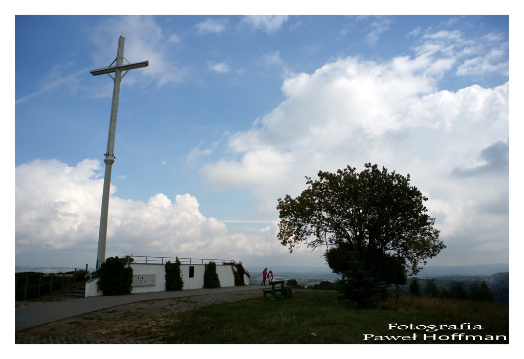 Najwyższe wzgórze w gminie Boguchwała, tzw. Krzyż Milenijny w Niechobrzu