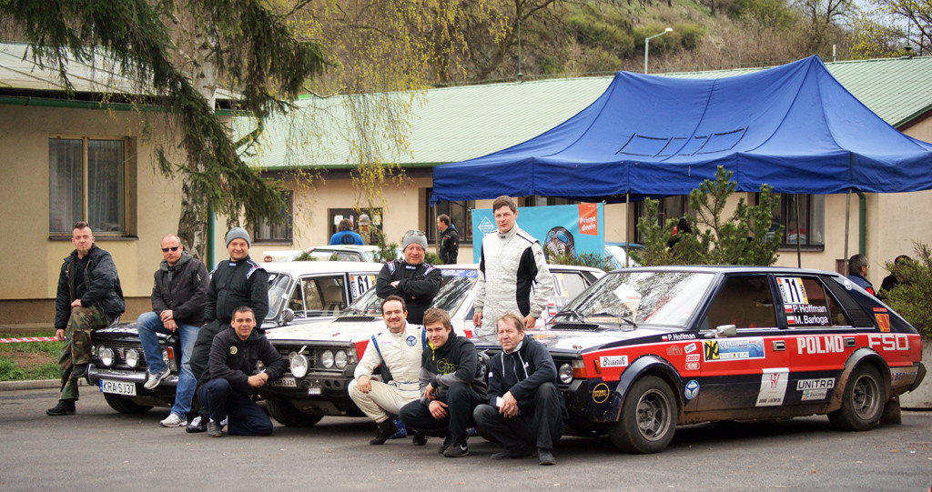 Załogi z południowej Polski, Fiat 125p 1800 (Lenart/Kuta), Polonez 2000 Rally (Galant/Firszt), Polonez 2000 Walter Wolf (Hoffman/Barłoga)